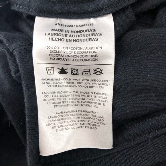 Jordan Lucky No. 7 Black Short Sleeve Tee, Size XXL - Picture 5 of 5